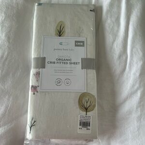 Pottery Barn Kids Dakota Organic Crib Fitted Sheet
